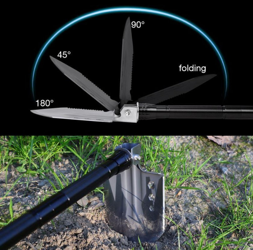 multiple angle for knife and hoeing through shovel
