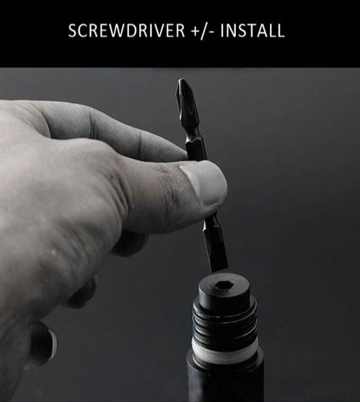 screwdriver attachment for shovel toolkit