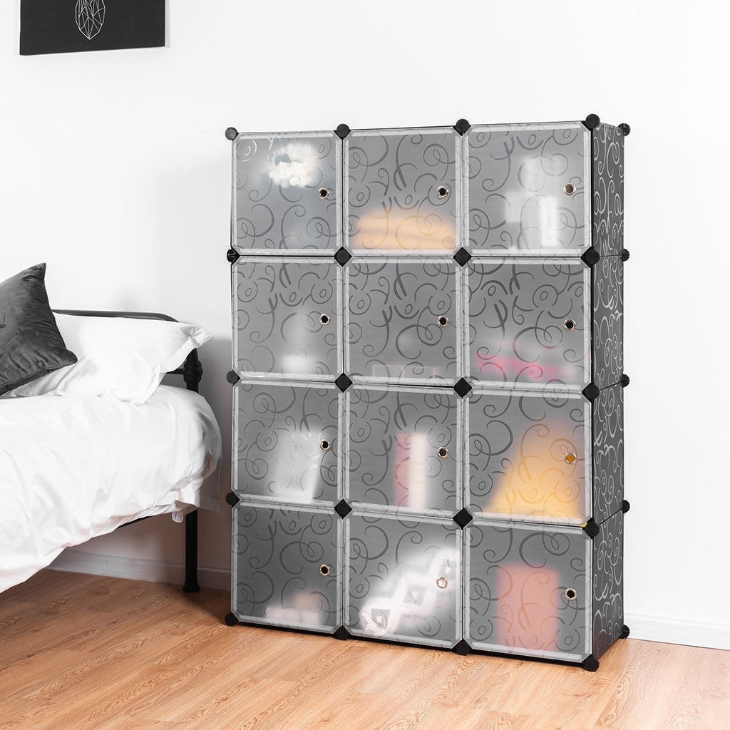 12 Cube Portable Closet Storage Organizer DIY Cube Storage Organizer