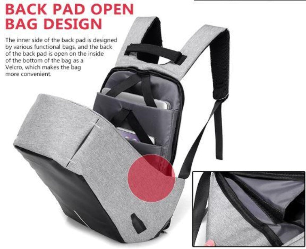 Open bag design backpack