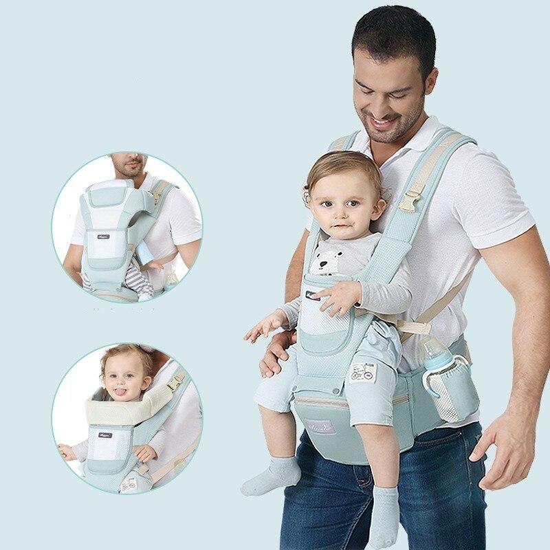 Pumpkin360 Convertible Baby Carrier with Adjustable Straps and Breathable Mesh for Infants and Babies 0-36 months