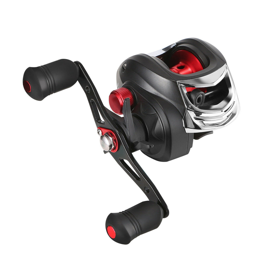 Baitcasting Fishing Reel 17+1 BB 7.1:1 High Speed Gear Ratio Up to 17.5 LB Drag