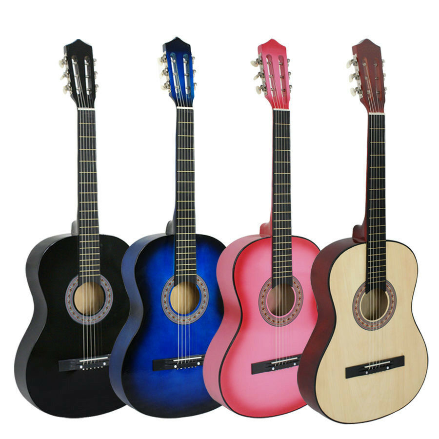BlitzX  Acoustic Beginners Guitar w/ Case, Strap, Digital Tuner, Pick & Steel Strings + Free eBooks