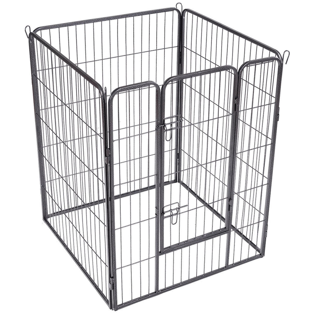 Petsjoy360 Dog Pet Playpen Premium Heavy-Duty Metal with 8 Panels 40" High Exercise Fence and Cage