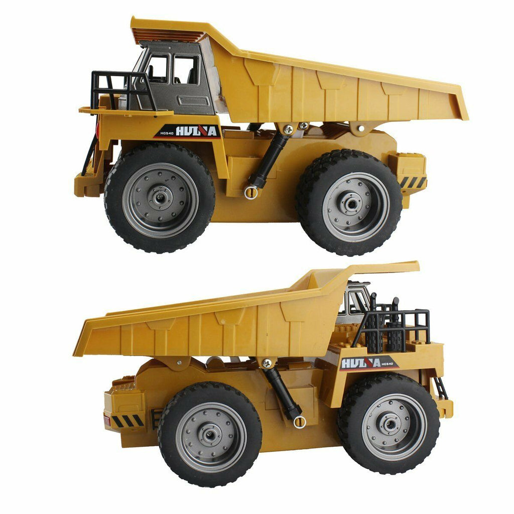 Teenymax Children's RC 2.4G 6 Ch Remote Control Dump Truck Kid's Toy 4WD Mine Construction Vehicle