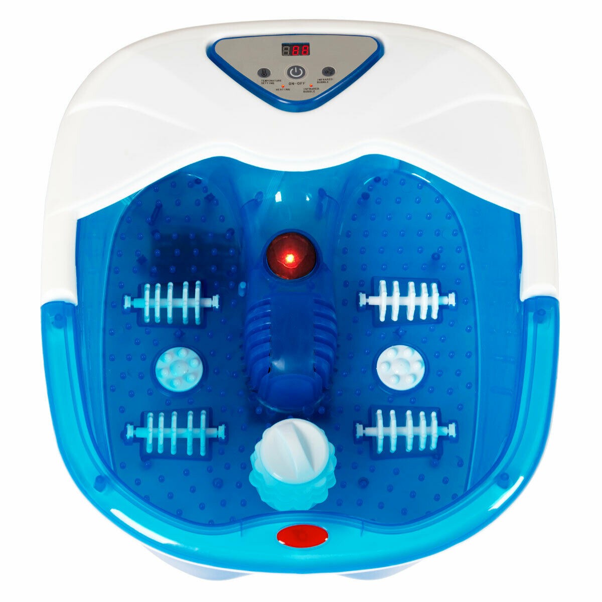 Temperature Control Foot Spa Bath Massager With LCD Display