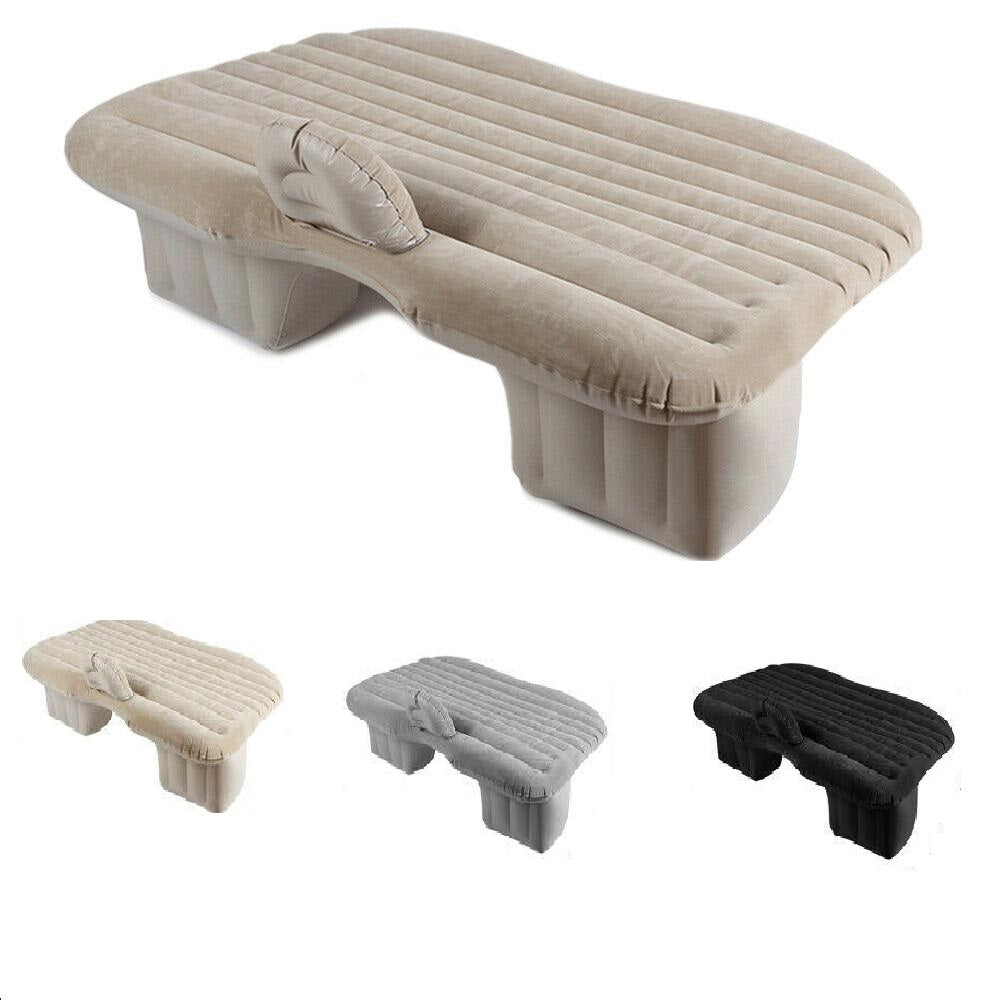 Inflatable Car Mattress Back Seat Air Bed and Pillows Travel Sleeping Camping Air Mattress