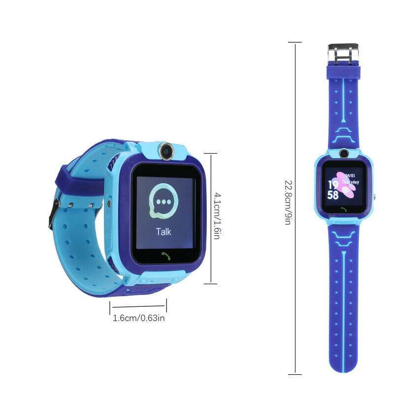 Q-Watch Pro Kid's Smartwatch GPS & LBS Tracker SOS caller for 3-12 Years Old