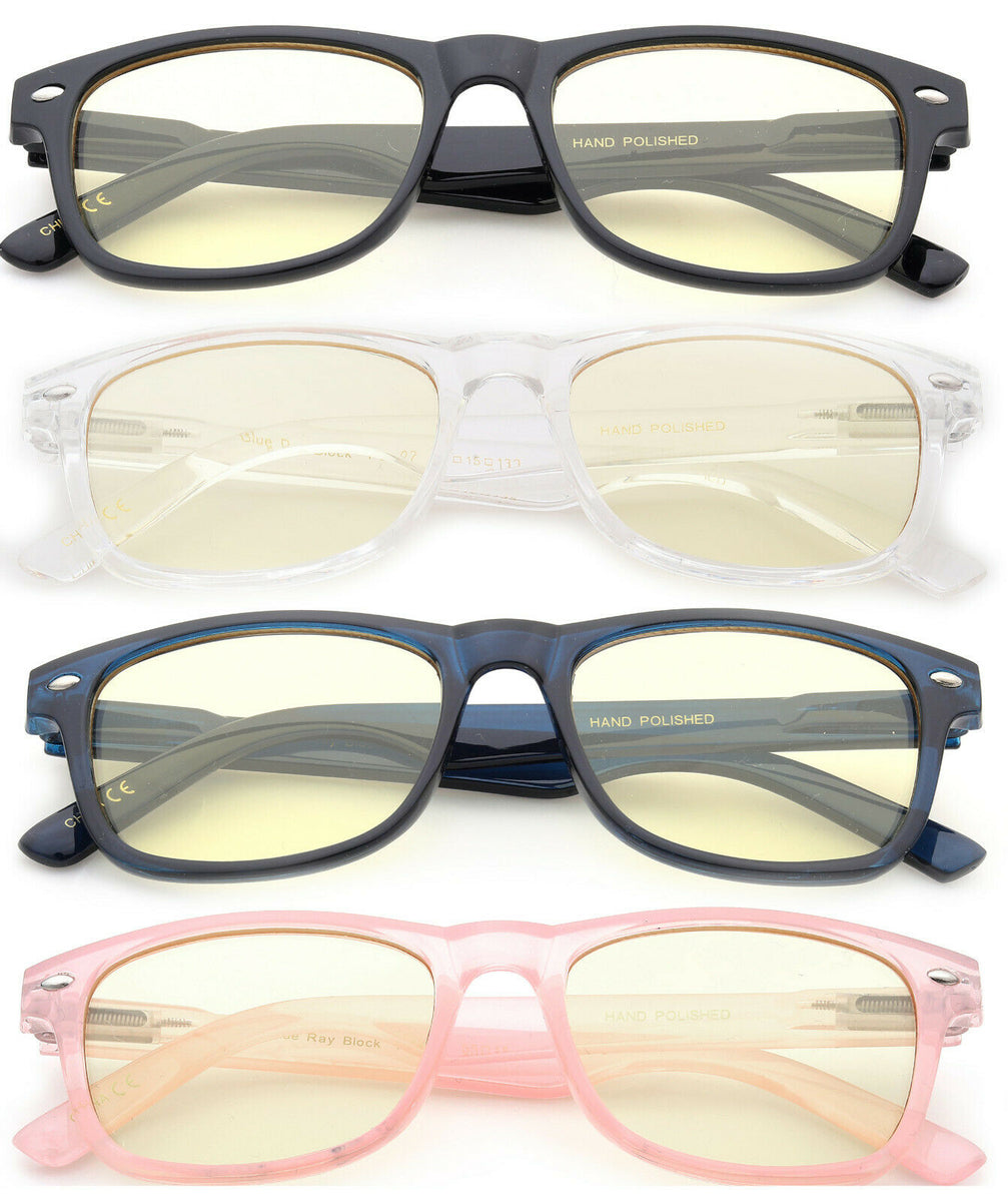 anti glare blue ray glasses four colors