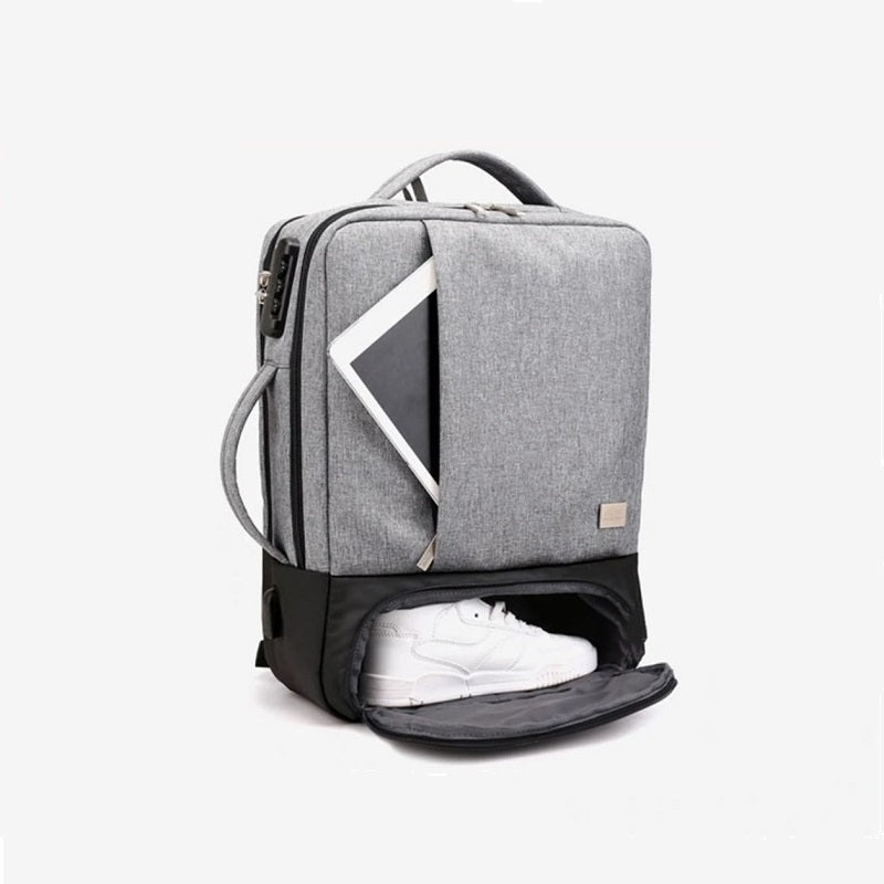 Laptop Anti Theft Bag with Shoe Compartment