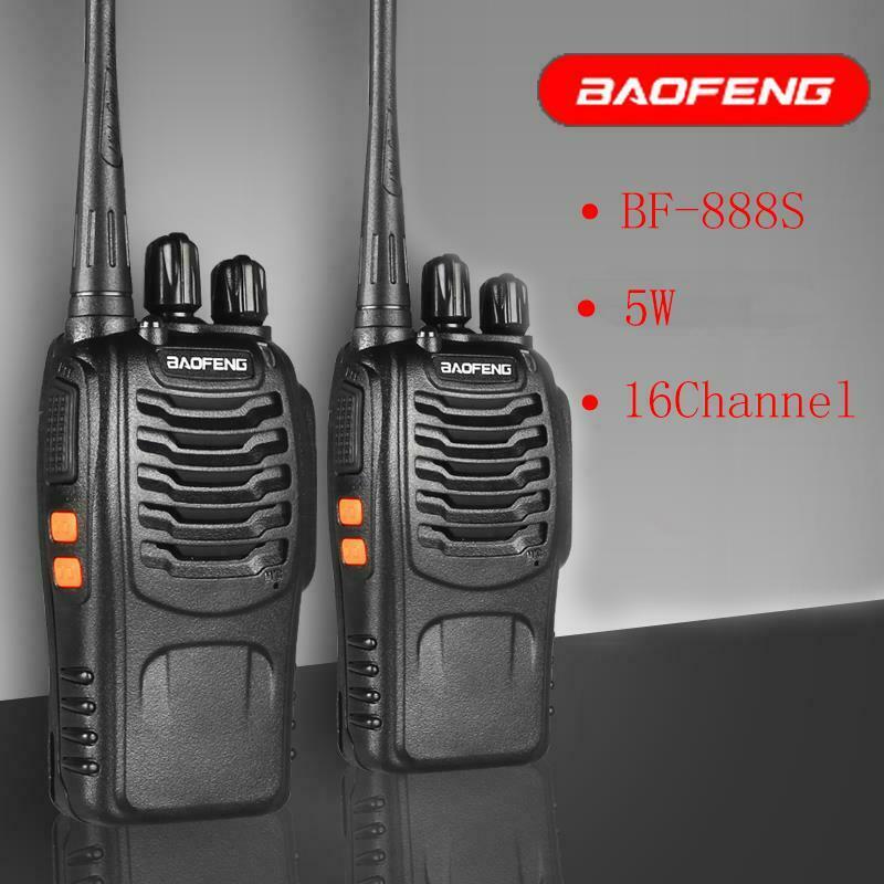 2pcs Two Way Long Range Walkie Talkie Radio, 16CH 400-470MHZ