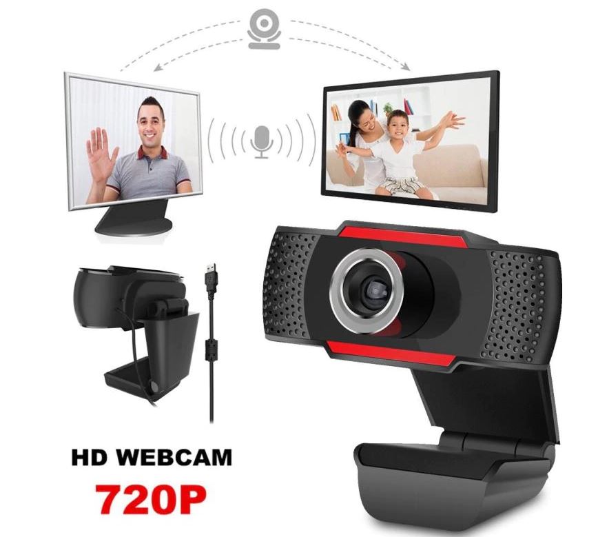 CamPro360 HD 1280X720P Live Webcam PC Digital WebCamera Video Recording W/ Mic